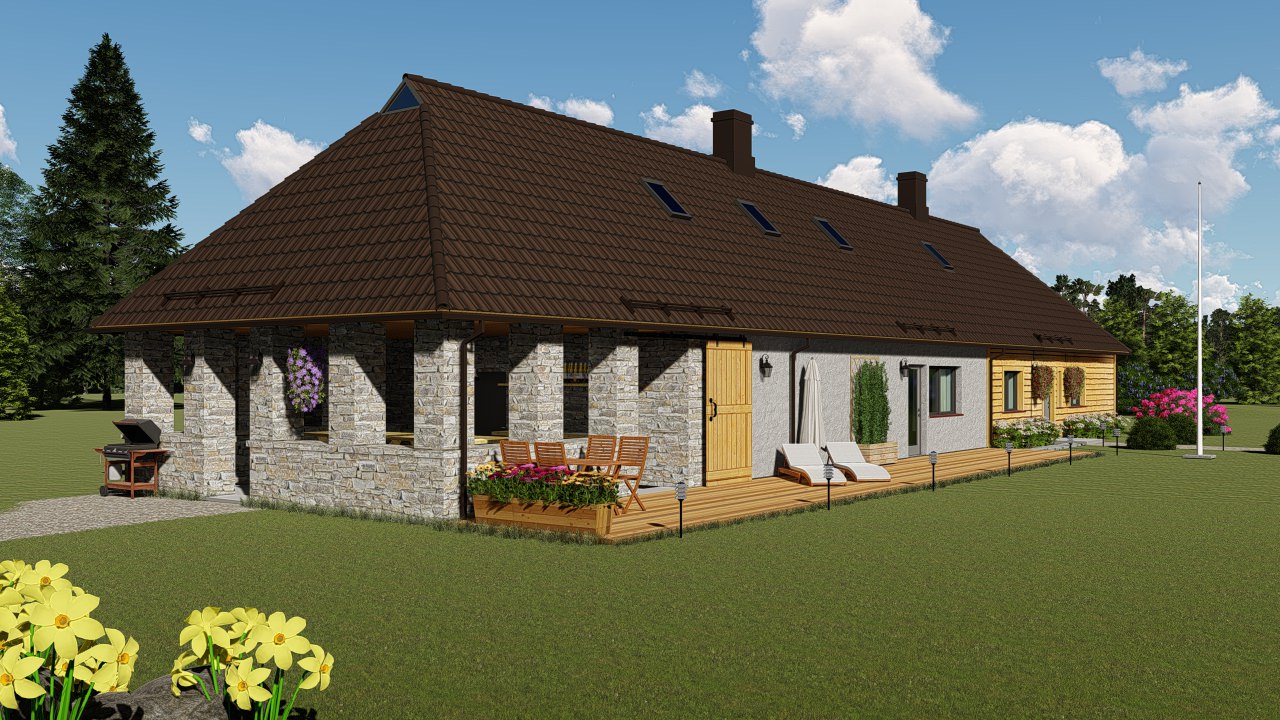 3D RENOVEERITUD TALUMAJA